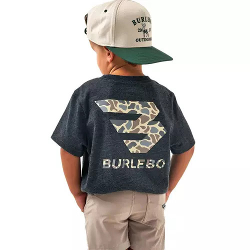 Boys' BURLEBO Flying B Classic Deer Camo Logo T-Shirt | Scheels Sports