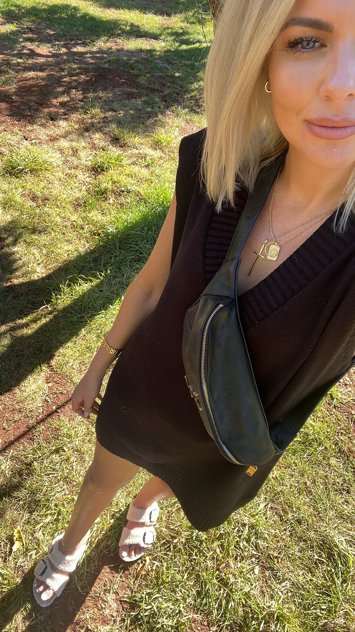 Fall casual outfit from Amazon
sized up in the sweater to make it a dress - wearing a L
Birkenstock dupes true to size 

#LTKSeasonal #LTKfindsunder50 #LTKshoecrush