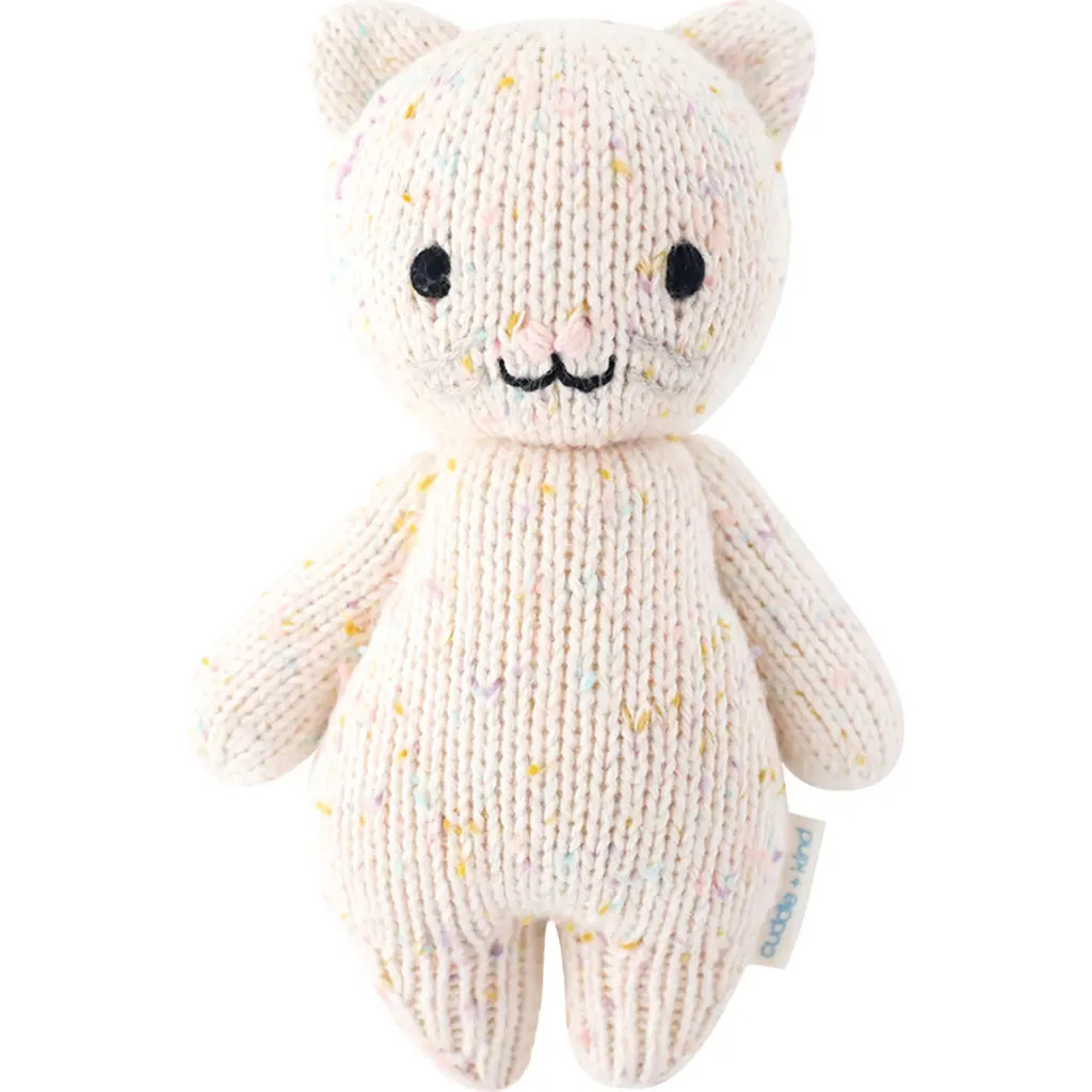 cuddle+kind Kitten Stuffed Animal in Cream at Nordstrom | Nordstrom