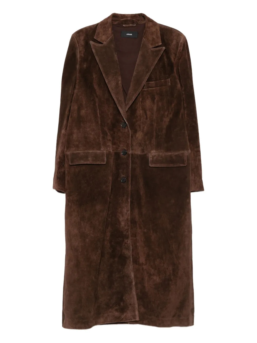 Alissa suede trench coat | Farfetch Global