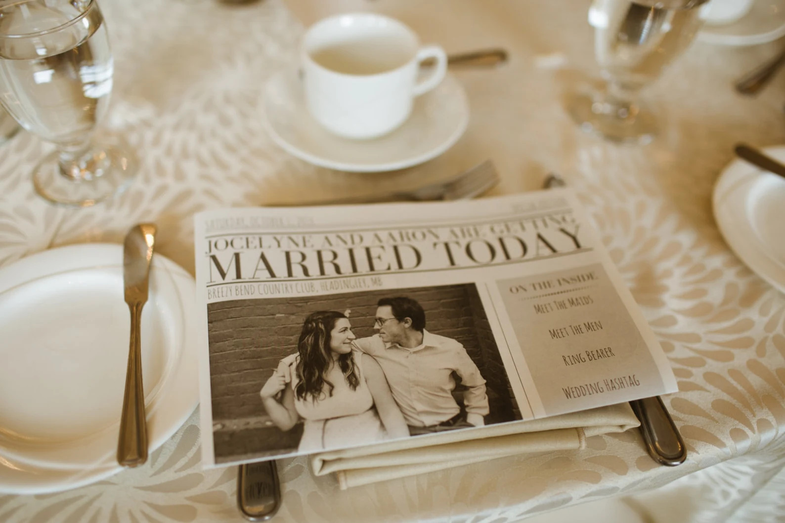 Wedding Newspaper Program  Digital Design | Etsy | Etsy (US)