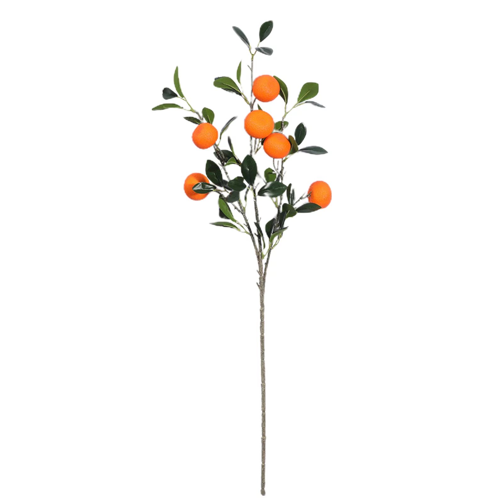 huntermoon Artificial  Plant Fruit Branches Fake Oranges Decorations Diy 83cm Plastic Picks Foam ... | Walmart (US)