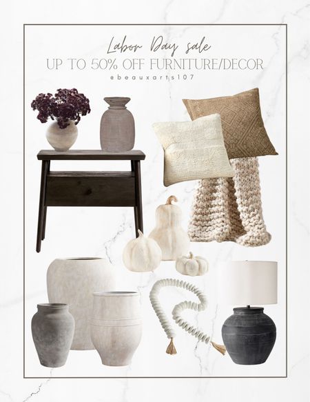 Home sale up to 50% off!!

Throw pillows, chunky knit blanket, faux fall stem, wood vase, vases and vessels, large beaded garland, planter, table lamp 

#LTKhome #LTKFind #LTKsalealert