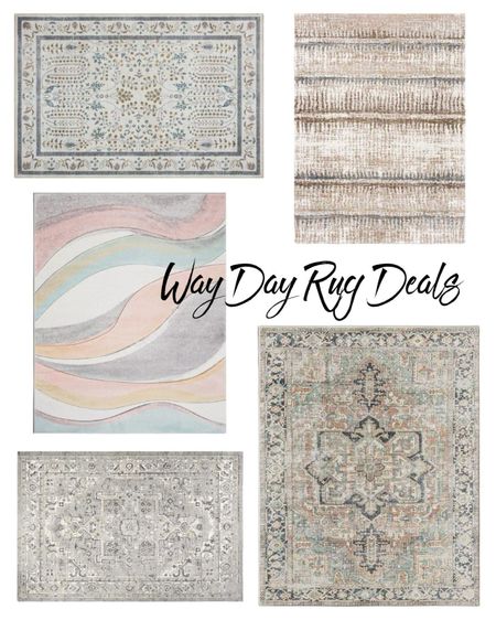 So many gorgeous rugs in fresh color combinations included in Way Day Deals! 

Limited time only!

#wayday #arearugs #rugs


#LTKhome #LTKsalealert