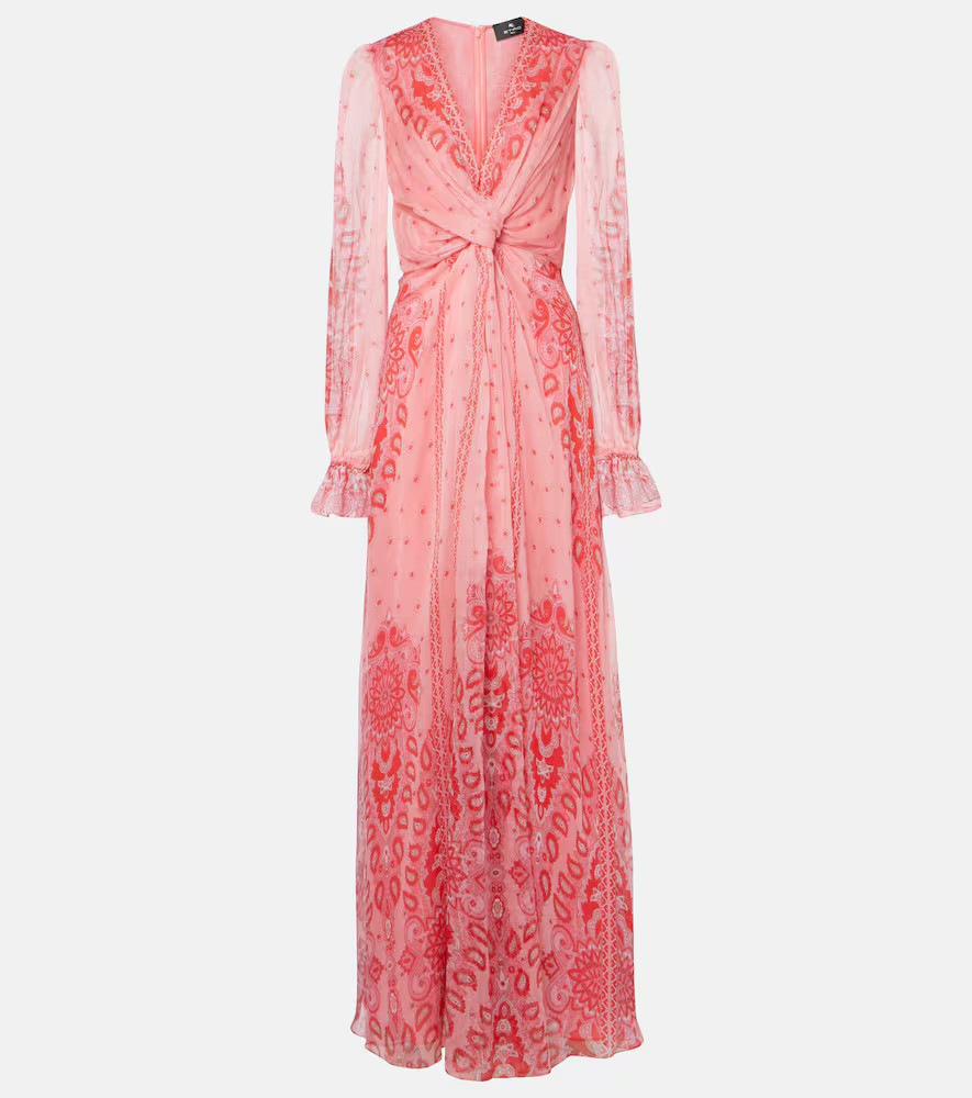 Etro Printed silk gown | Mytheresa (US/CA)