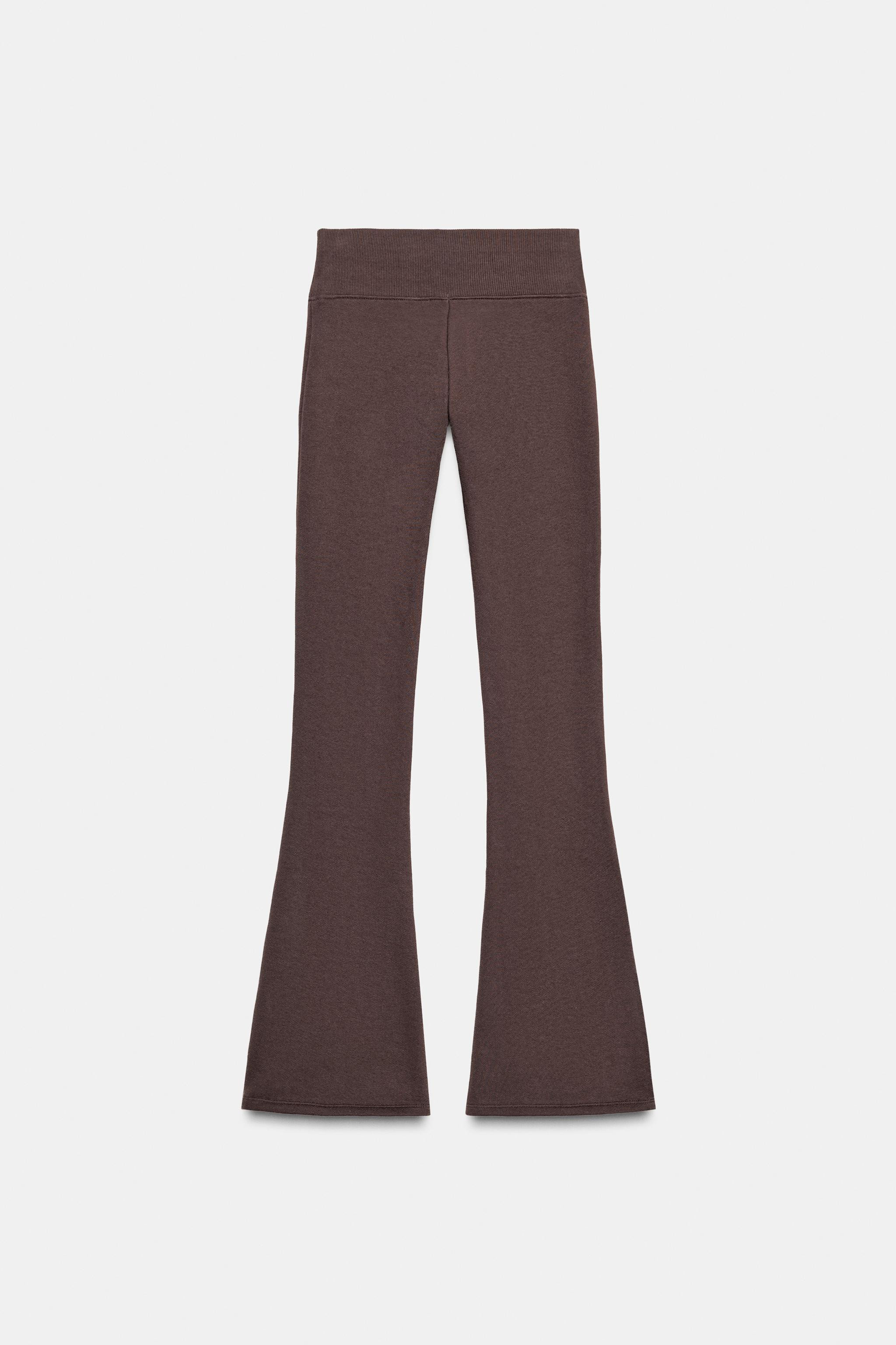FLARE FLEECE TROUSERS | Zara UK