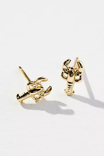 Lobster Post Earrings | Anthropologie (US)