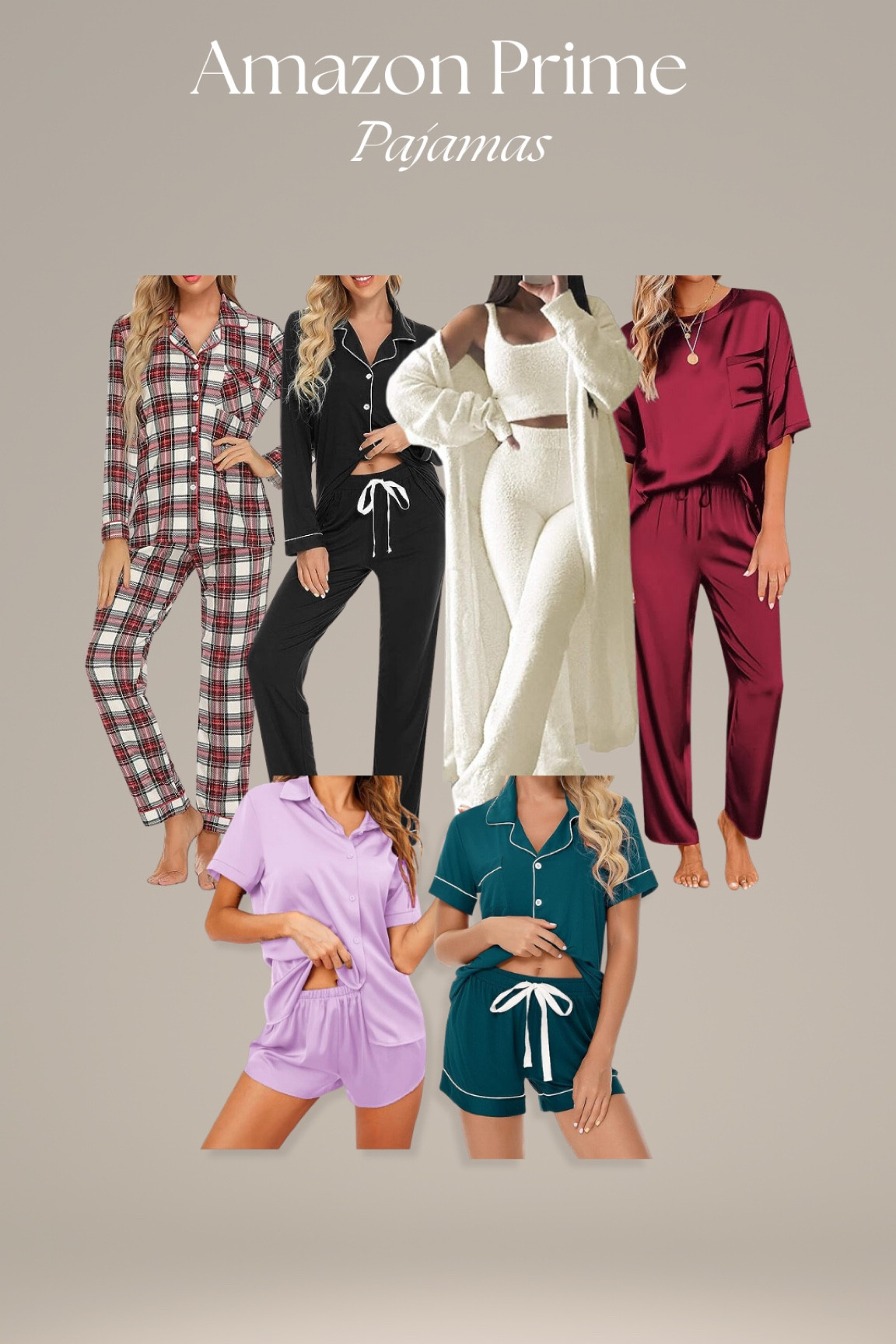 Leikar Button Up Pajama Set For Women Long Sleeve Shirt And Pajama