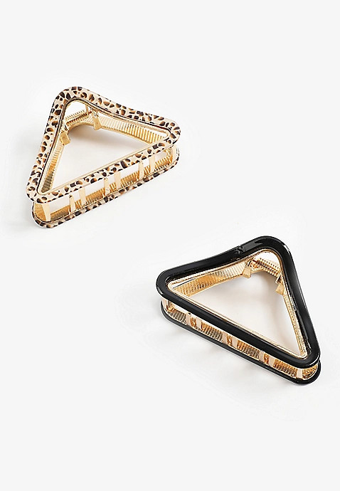 2 Pack Gold Animal Metal Claw Hair Clips | Maurices