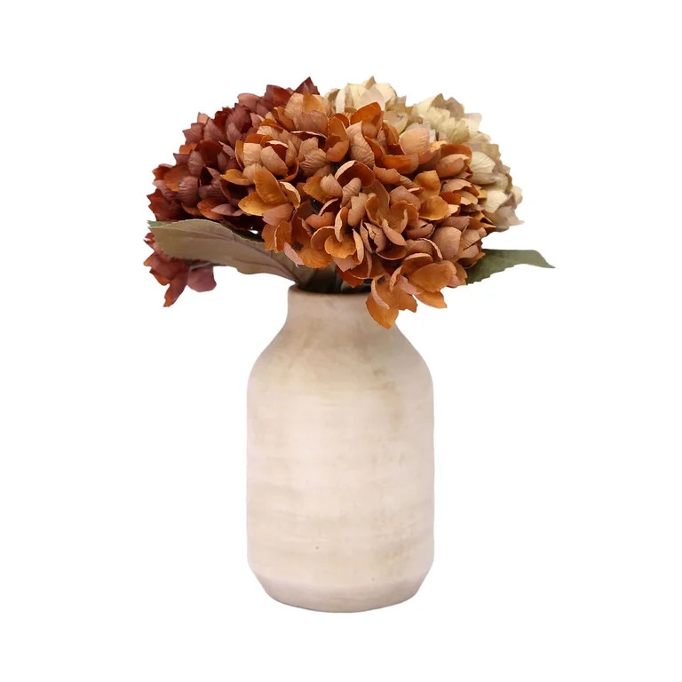 My Texas House Fall Small Hydrangea Floral Arrangement in Vase, 12.5" | Walmart (US)