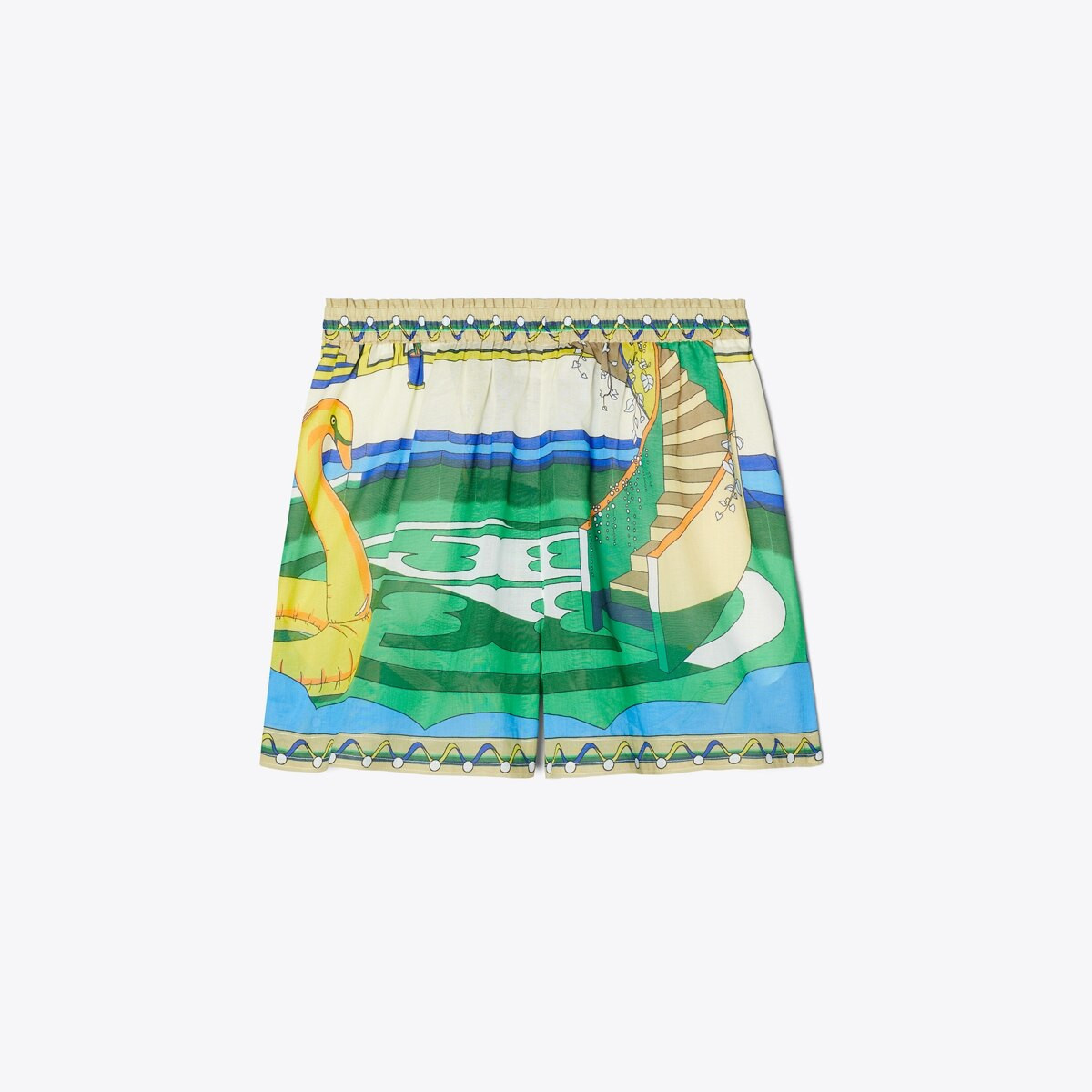 Printed Camp Shorts: Women's Designer Coverups | Tory Burch | Tory Burch (US)