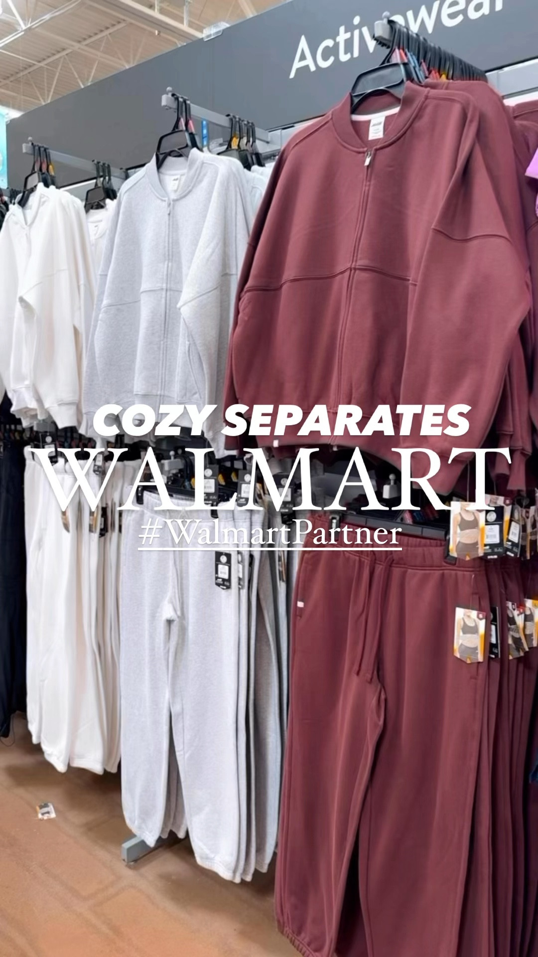 I will be living in these @walmartfashion cozy separates when the temps drop!!!! #WalmartPartner  I saw these sweatshirt bomber jackets first and fell in love with them so I was so excited to see the matching joggers!!!!! #Walmartfashion
⬇️⬇️⬇️
Jacket and joggers wearing my true size small (runs roomy)
Tank size medium
Long sleeve tee small

#LTKFitness #LTKFindsUnder50 #LTKStyleTip