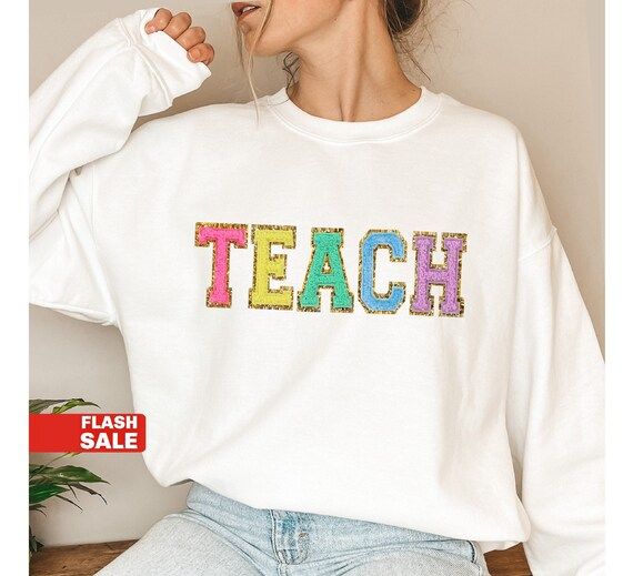 Teacher Sweatshirt  Teacher Shirt Back to School Teacher - Etsy | Etsy (US)
