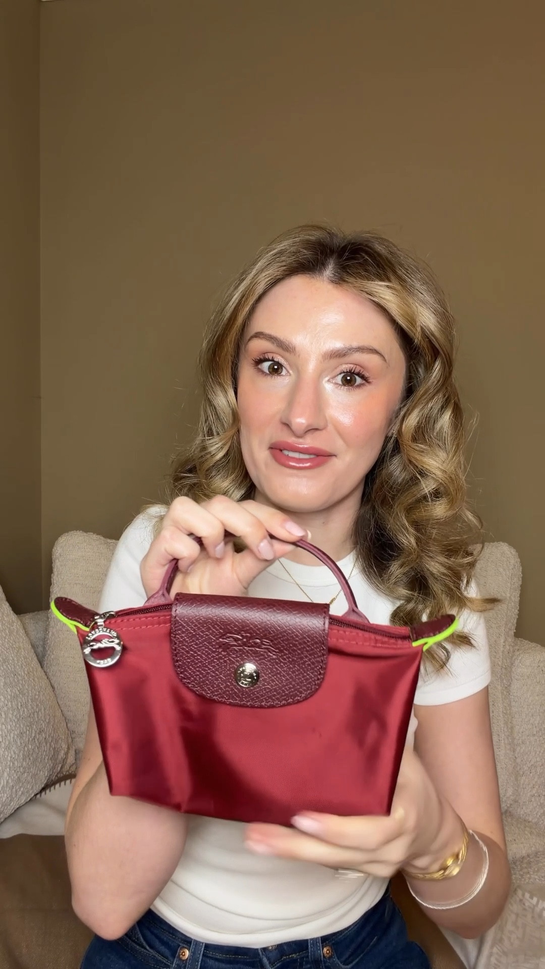 Don’t count this color out for spring!
I have the Longchamp Green Le Pliage medium in pomegranate and think it is surprisingly the perfect color for spring for those of us who may not be a fan of bright pastels.
The burgundy color adds such a stunning pop of color and the lime green lines brightens it up a bit. This mini Longchamp pouch is perfect with a simple spring and summer outfit to add a much needed pop of color that isn’t overwhelming. Just the right amount of color ♥️

I’d say the Longchamp in pomegranate is the prefect year round color that works for every season .

Longchamp Le Pliage mini pouch 


#LTKSeasonal #LTKdayinmylife #LTKootd