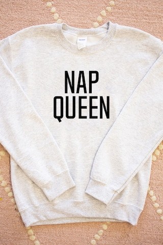 Nap Queen Graphic Sweatshirt | The Pink Lily Boutique
