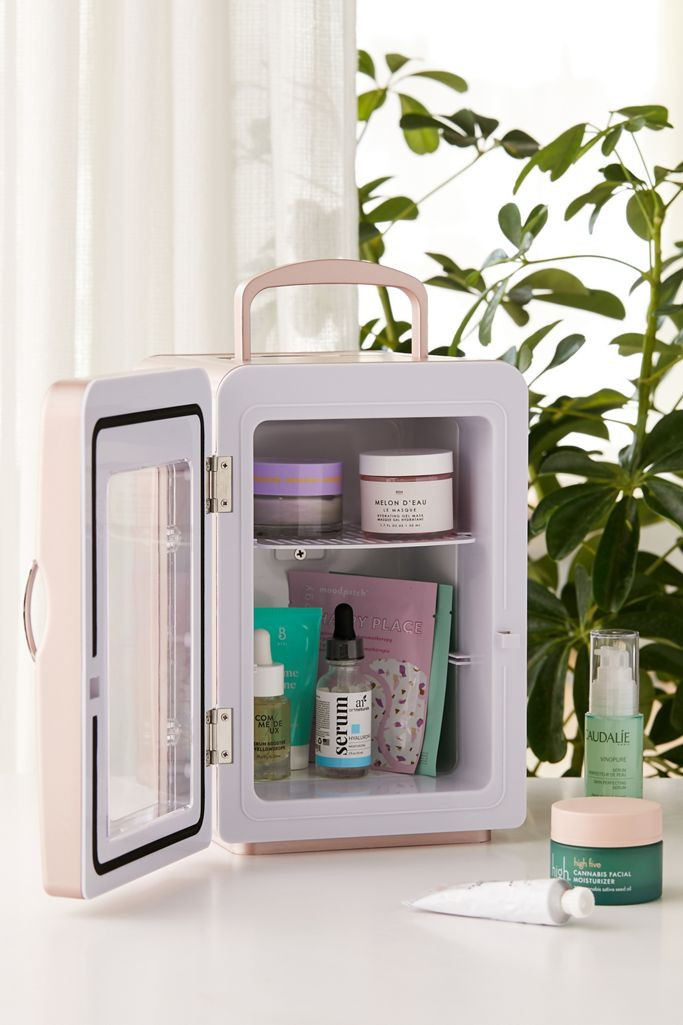 Vanity Planet Fria Mini Skincare Refrigerator - Rose Gold | Walmart (US)
