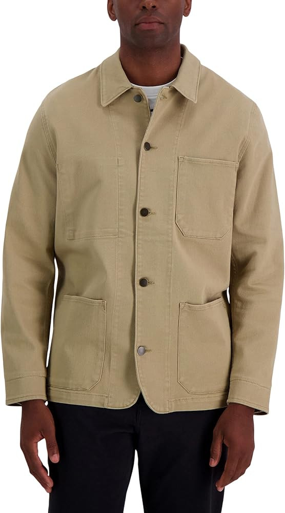 Haggar Men's Lightweight All Season Layering Shackets & Outerwear | Amazon (US)