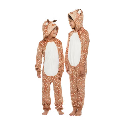 North Pole Trading Co. Reindeer Little & Big Unisex Long Sleeve One Piece Pajama | JCPenney