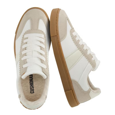 Cushionaire Balance Womens Sneakers, Casual Tennis Shoes for Women with Memory Foam and Slip Resistant Outsole, 
Ivory 6.5W | Target