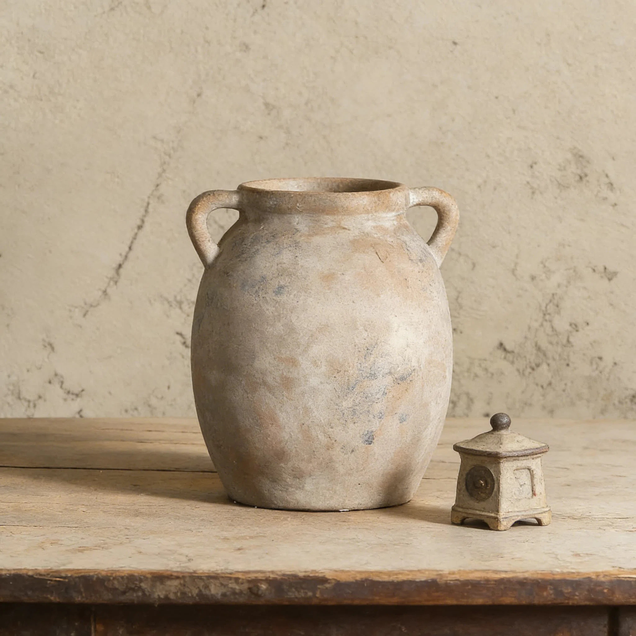 Handcrafted Ceramic Vase For Home Decor - Rustic Farmhouse Style Decorative Pottery With Waterpro... | Wayfair North America