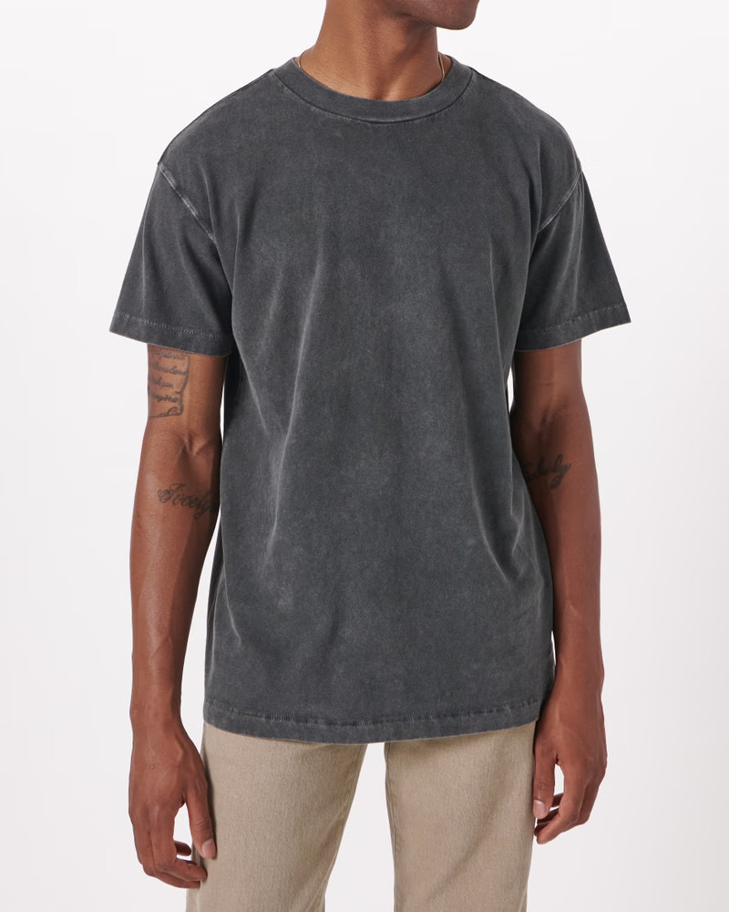 Men's Relaxed Essential Tee | Men's Tops | Abercrombie.com | Abercrombie & Fitch (US)