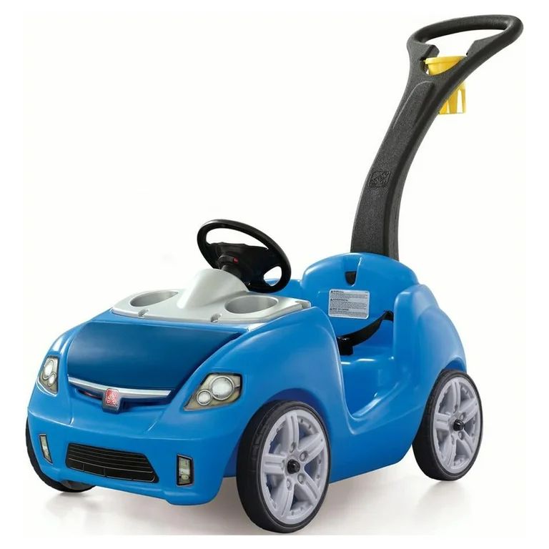 Step2 Whisper Ride II Kids Blue Push Car and Ride on Toy for Toddlers | Walmart (US)