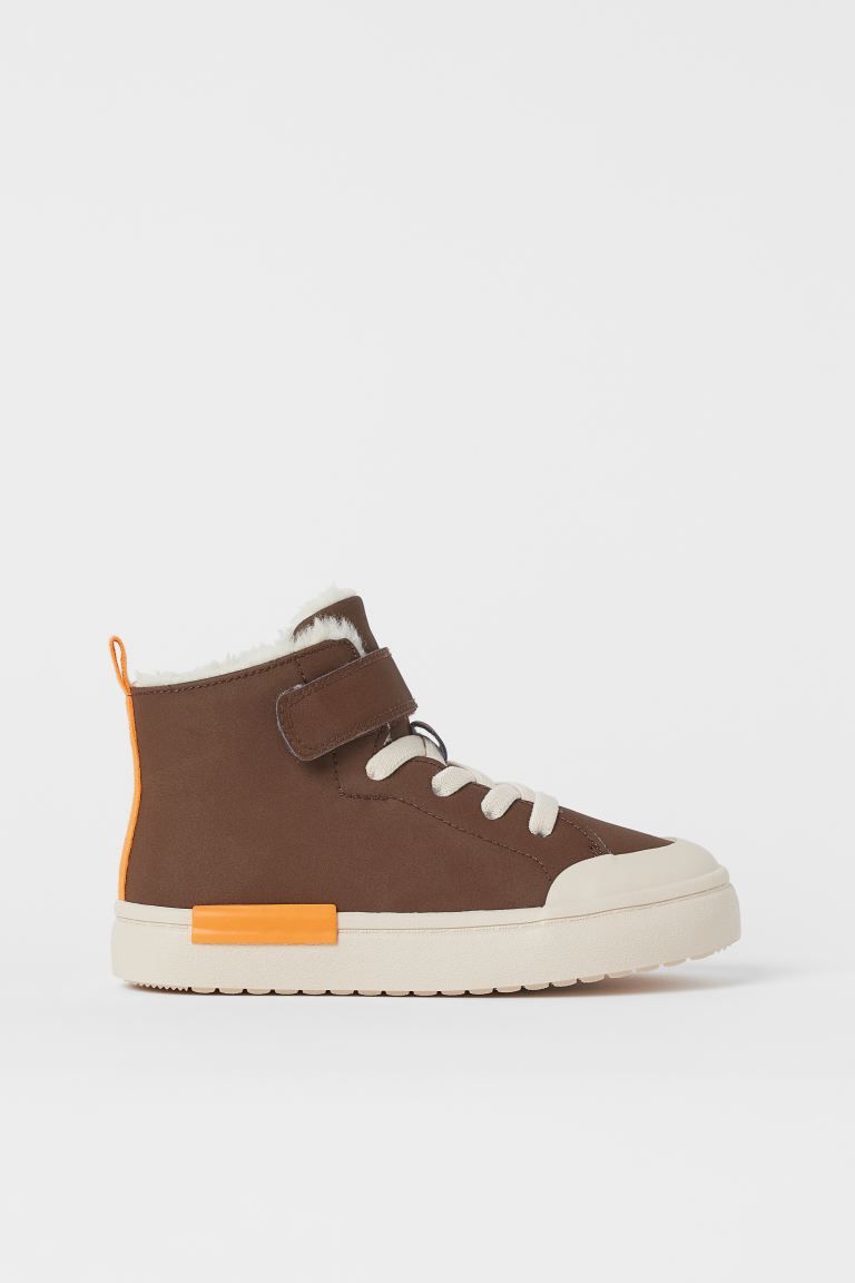 Faux Shearling-lined High Tops | H&M (US)