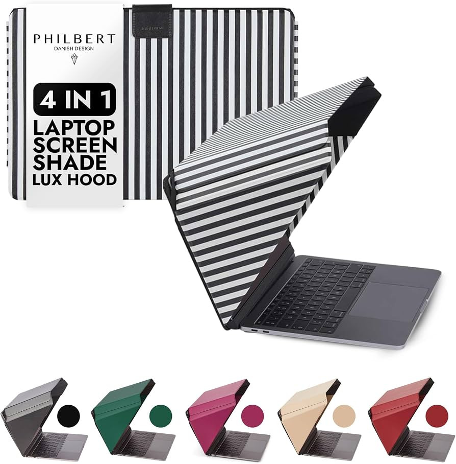 4-in-1 Laptop Sun Shade Lux Hood - Screen Shade, Privacy Screen, Heat Protection, Contrast Enhanc... | Amazon (US)