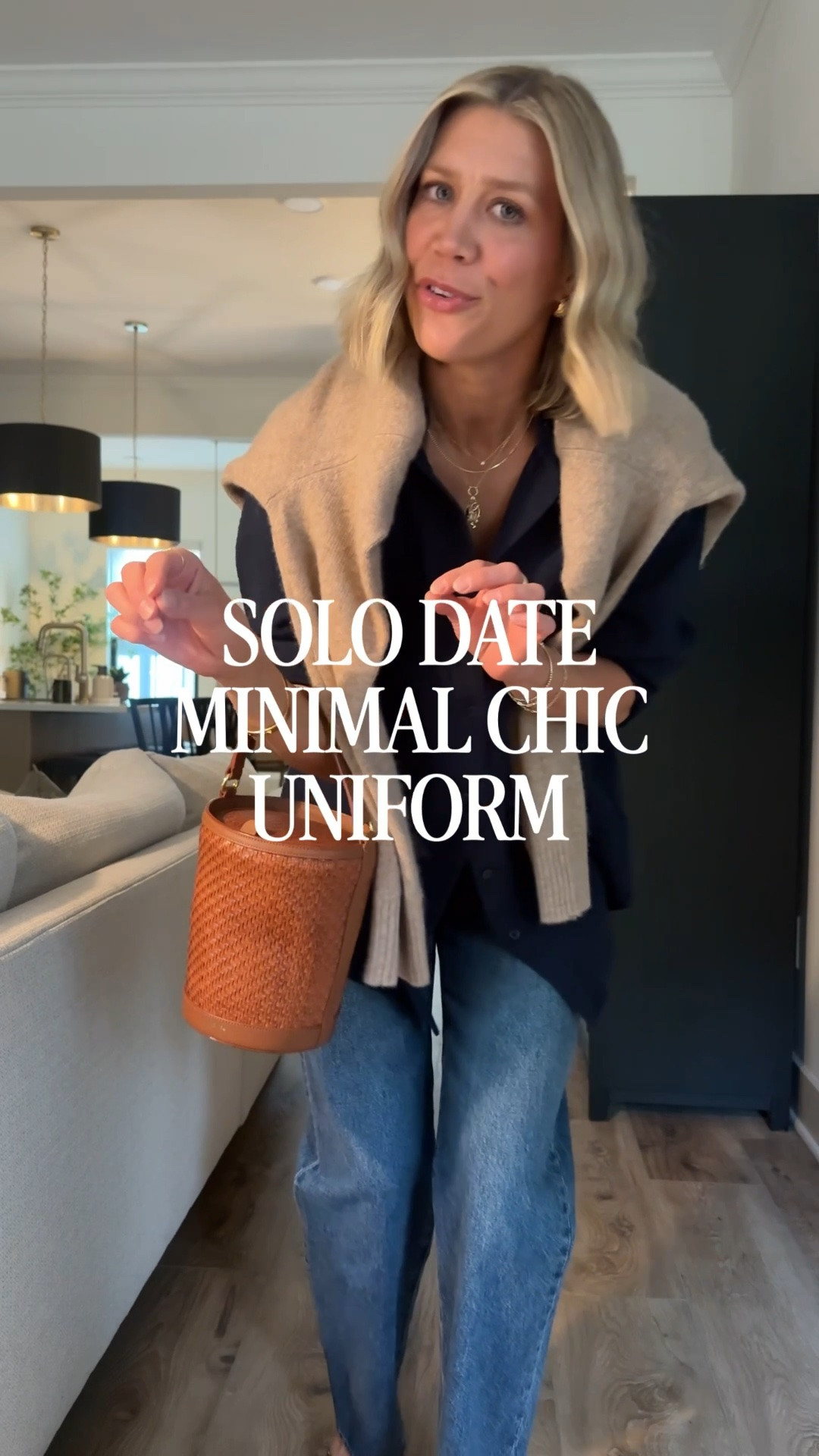 Wearing XS gauze button-up, 25 jeans, small sweater, sandals tts

#LTKOver40 #LTKootd #LTKSaleAlert