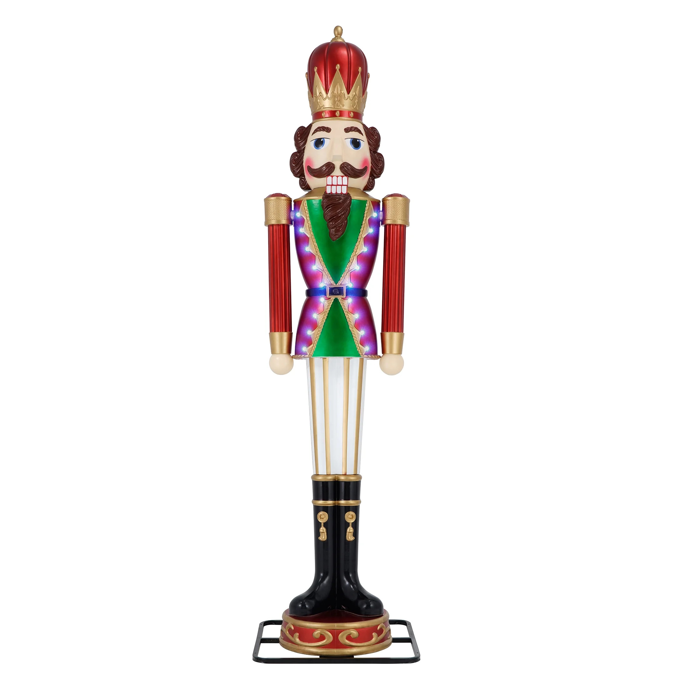 Animated Nutcracker Blow Mold, 9 ft, by Holiday Time | Walmart (US)