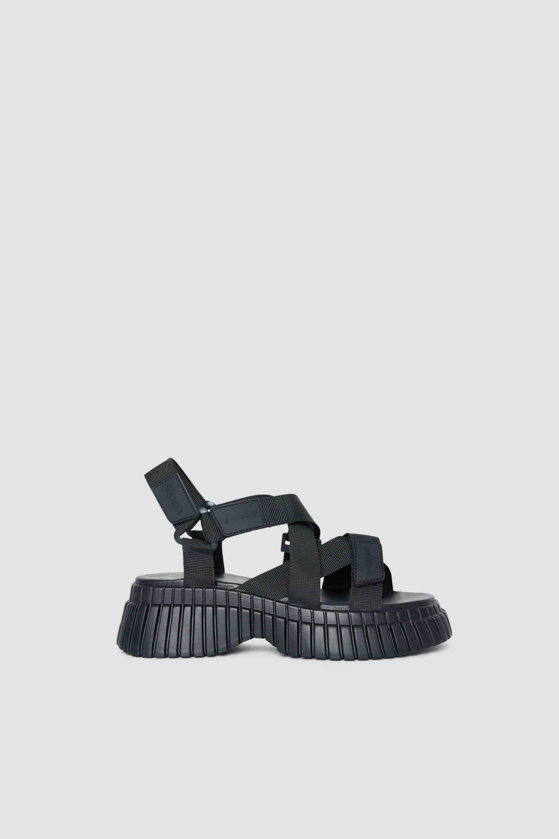 D-luxe Billie Chunky Sandals - Black | DECJUBA
