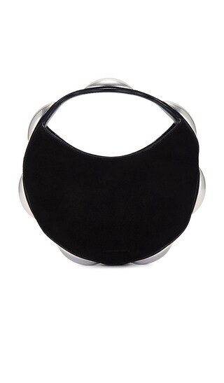 Dome Circular Top Handle Bag in Black | Revolve Clothing (Global)