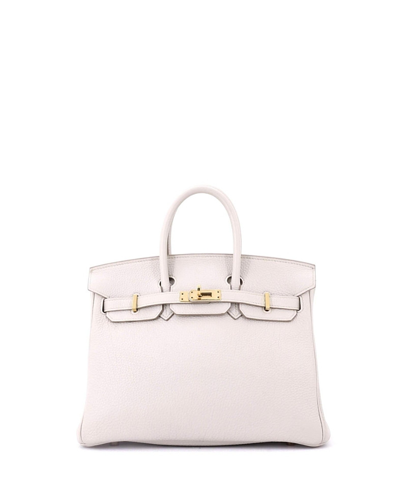 Pre-Owned HERMES Birkin 25 Handbag Light Togo with Rose Gold Hardware | Bloomingdale's (US)