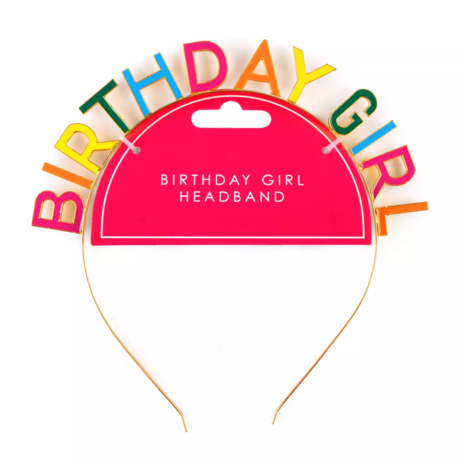 Women's Rainbow Birthday Girl Headband, Brt Pink | Kohl's