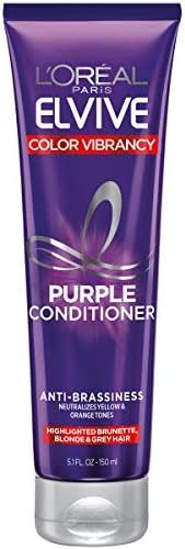 L'Oreal Paris Elvive Color Vibrancy Anti-Brassiness Purple Conditioner for Color Treated Hair, ne... | Amazon (US)