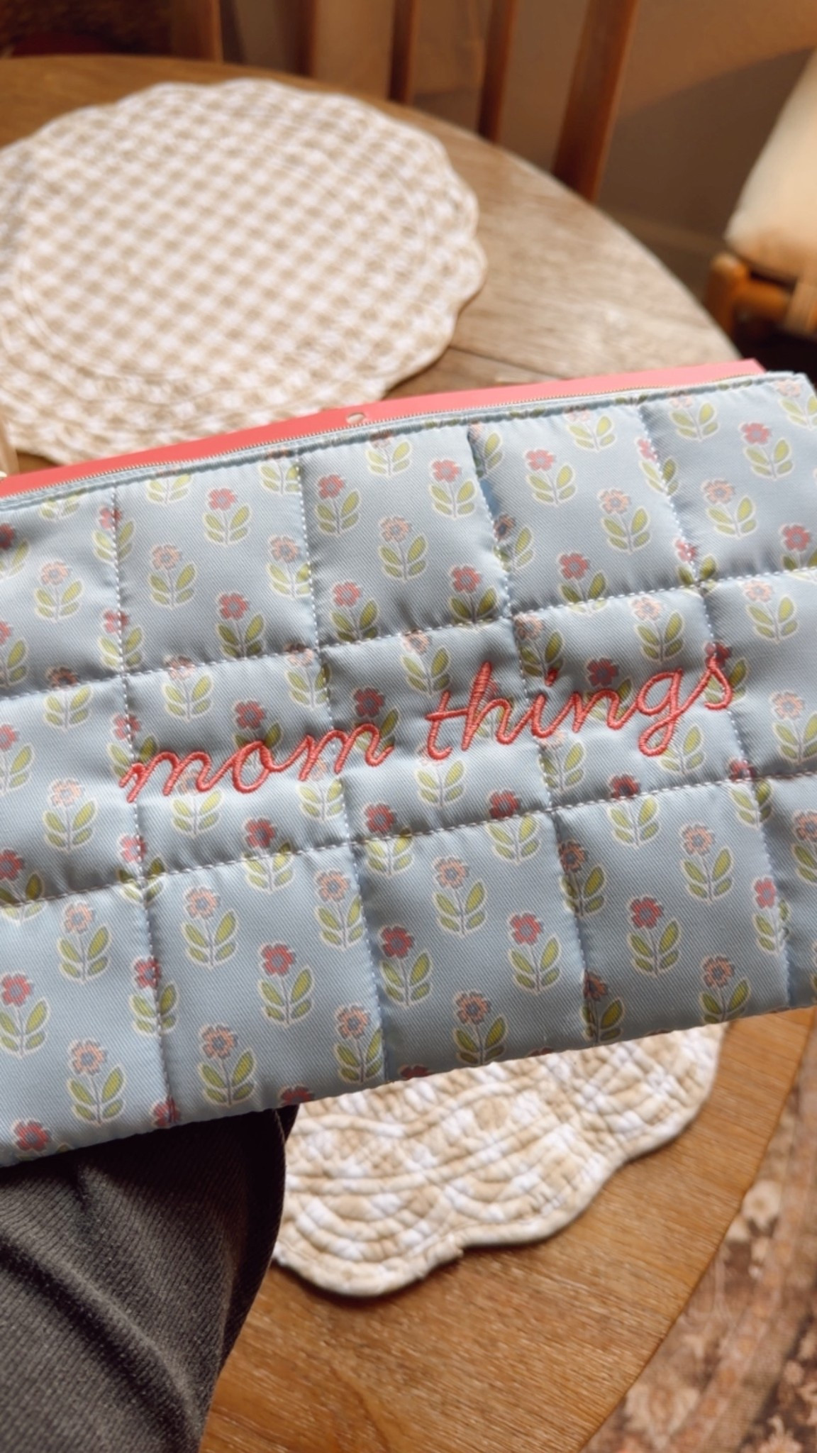 mom things pouch 🩵

#LTKBaby #LTKmomlife #LTKKids