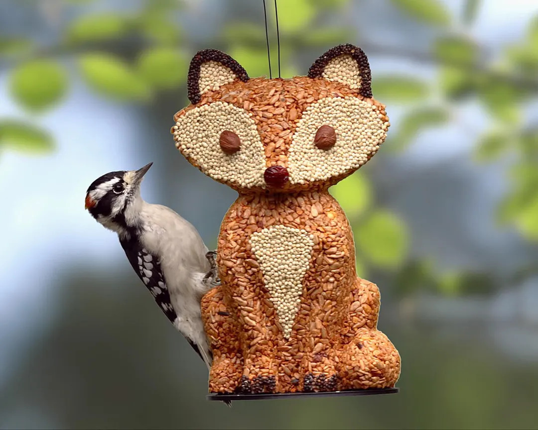 Fox Hanging Wild Bird Seed Feeder (bird Lover Gift) - Etsy | Etsy (US)