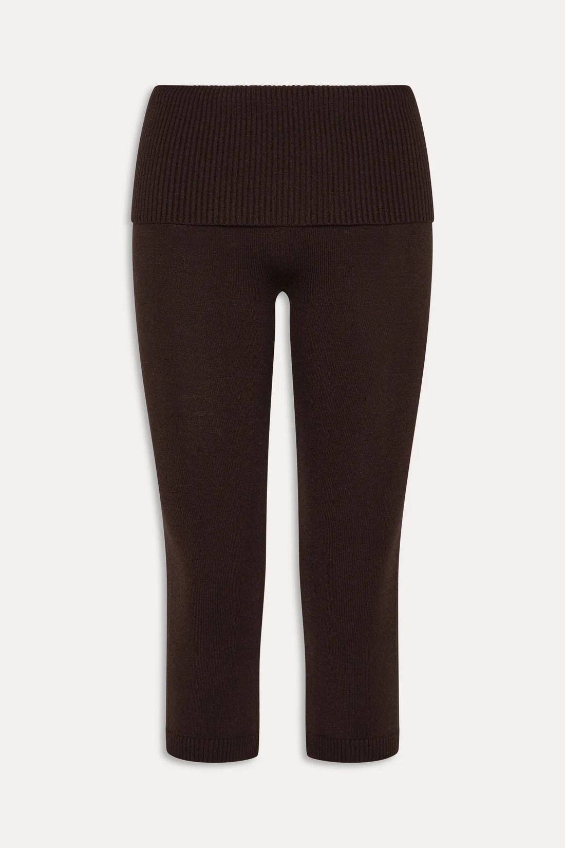 Milo Knit Capri Pants - Chocolate Brown | Frankies Bikinis