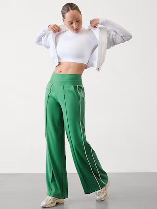 Venice High Rise Track Stripe Wide Leg Pant | Athleta
