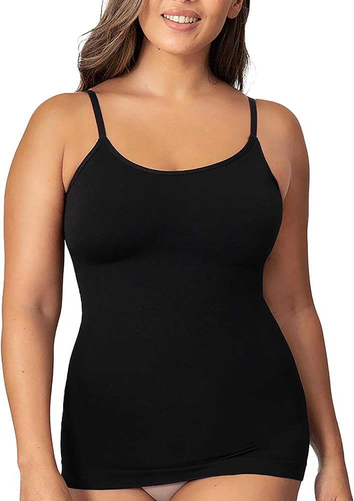 SHAPERMINT Womens Tops - Scoop Neck Cami Body Shaper for Women, Shapewear Tummy Control, Camisole... | Amazon (US)