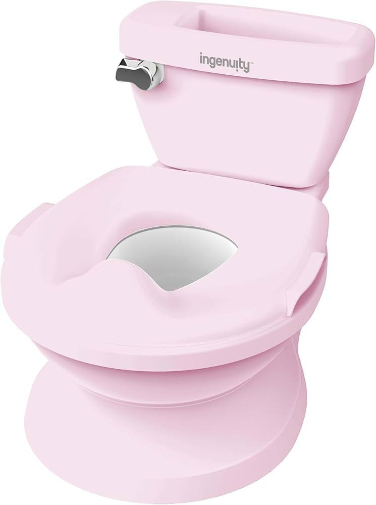 Summer by Ingenuity My Size Potty Pro in Pink, Infant Potty Training Toilet, Lifelike Flushing So... | Amazon (US)