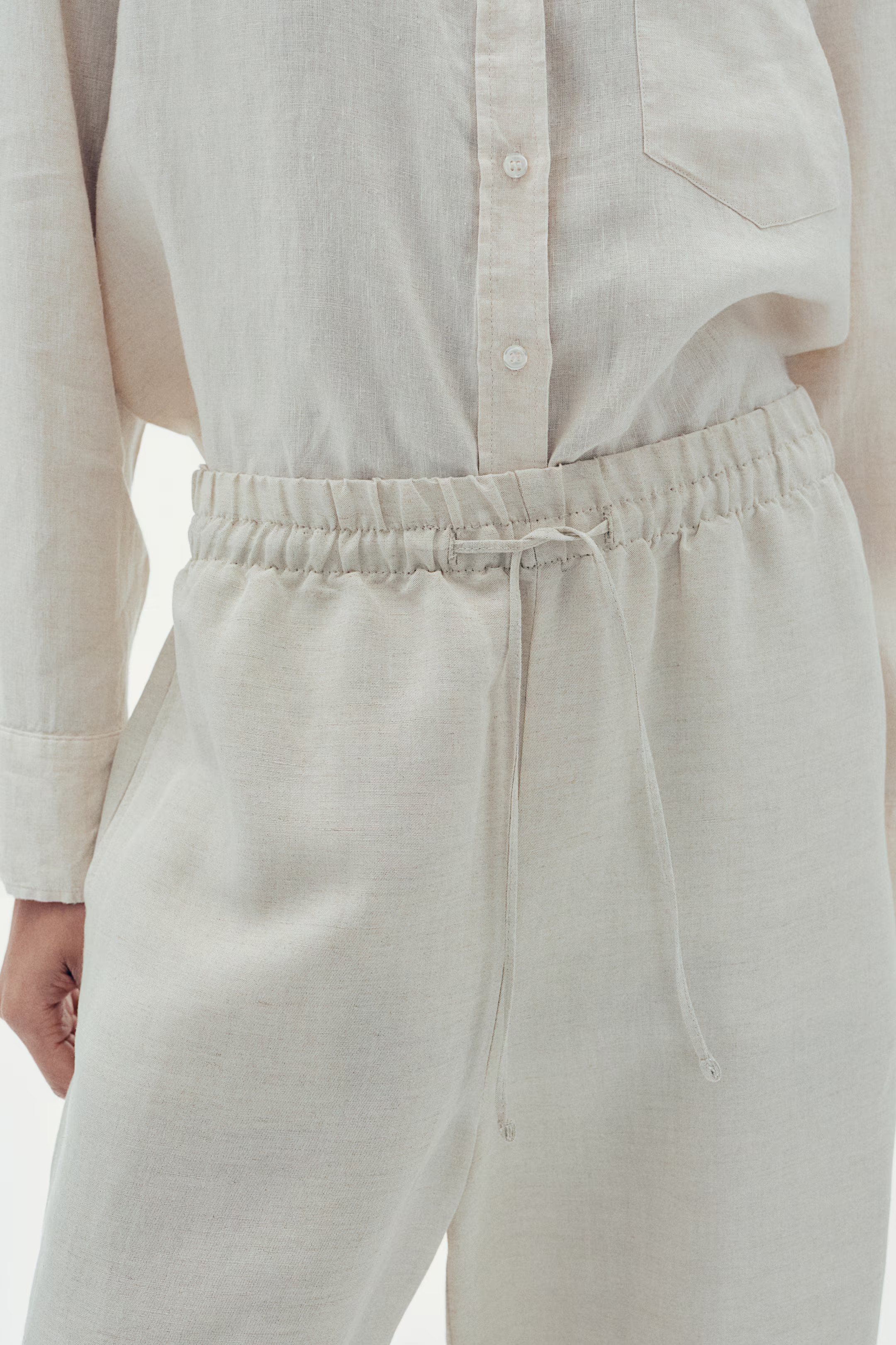 Linen-Blend Pants | H&M (US + CA)