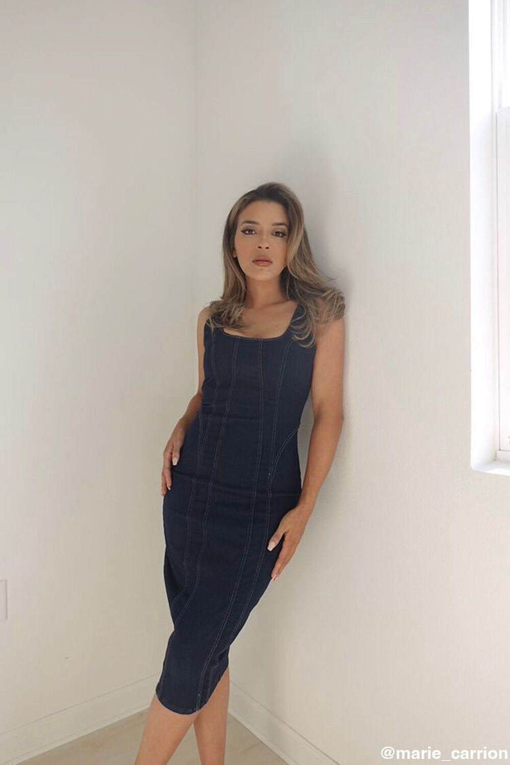 Seamed Denim Bodycon Dress | Forever 21 (US)