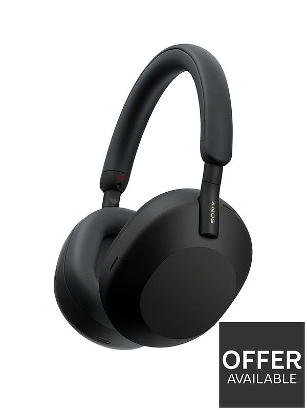 Sony WH-1000XM5 Noise-Cancelling Over-Ear Headphones - 30 hours battery life - Optimised for Alex... | Very (UK)