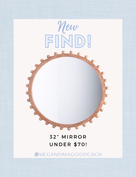 Yay!! Brand new bobbin style 32” large mirror just added online and it’s under $70!! 🙌🏻 Ballard Designs style but on a budget!! This will go fast!! 🤩🛒🏃🏼‍♀️💨

#LTKsalealert #LTKhome #LTKfindsunder100