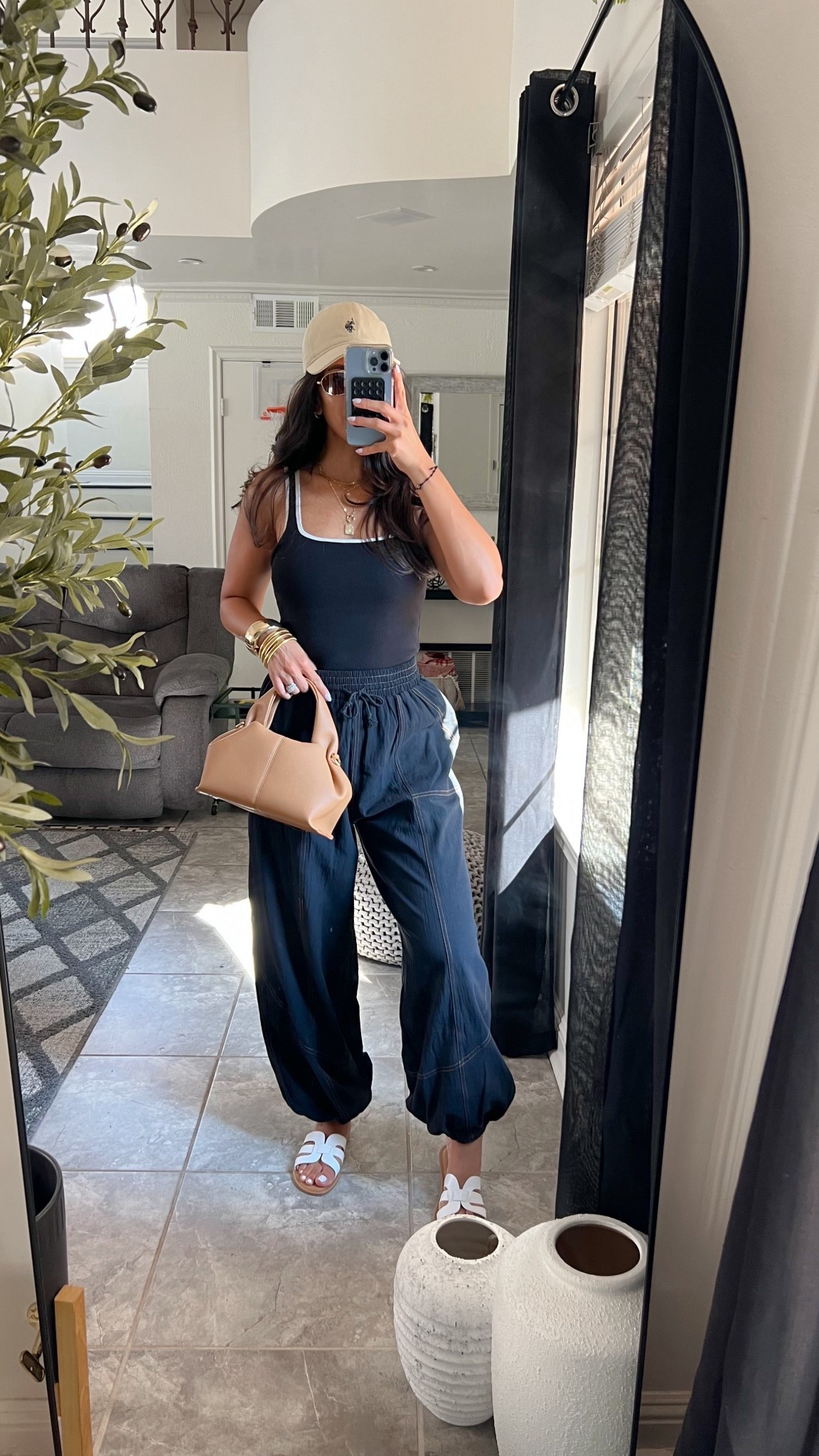 Grocery store run! Small in both 
Full Amazon fit! Love these linen joggers

#LTKU #LTKFindsUnder50 #LTKStyleTip