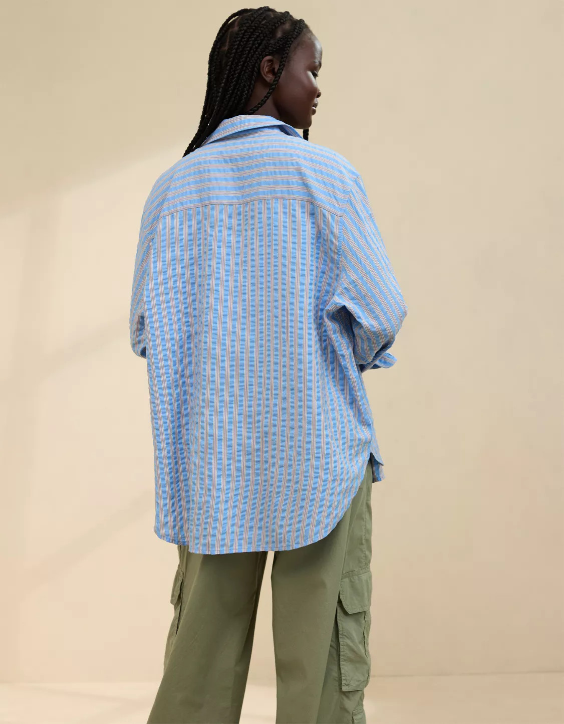 Aerie Off-Duty Seersucker Shirt | American Eagle Outfitters (US & CA)