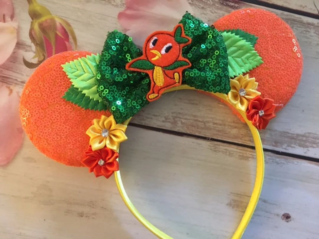 Orange Bird Mouse Ears Headband-party Headband-dress Up,vacation,halloween Costume,photo Prop - E... | Etsy (US)