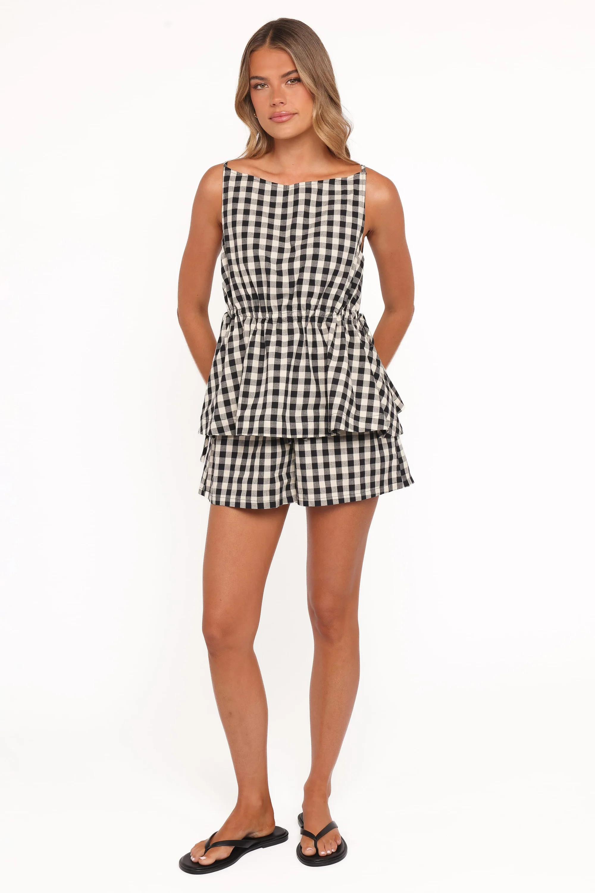 Rory Top - Black Gingham | Petal & Pup (US)