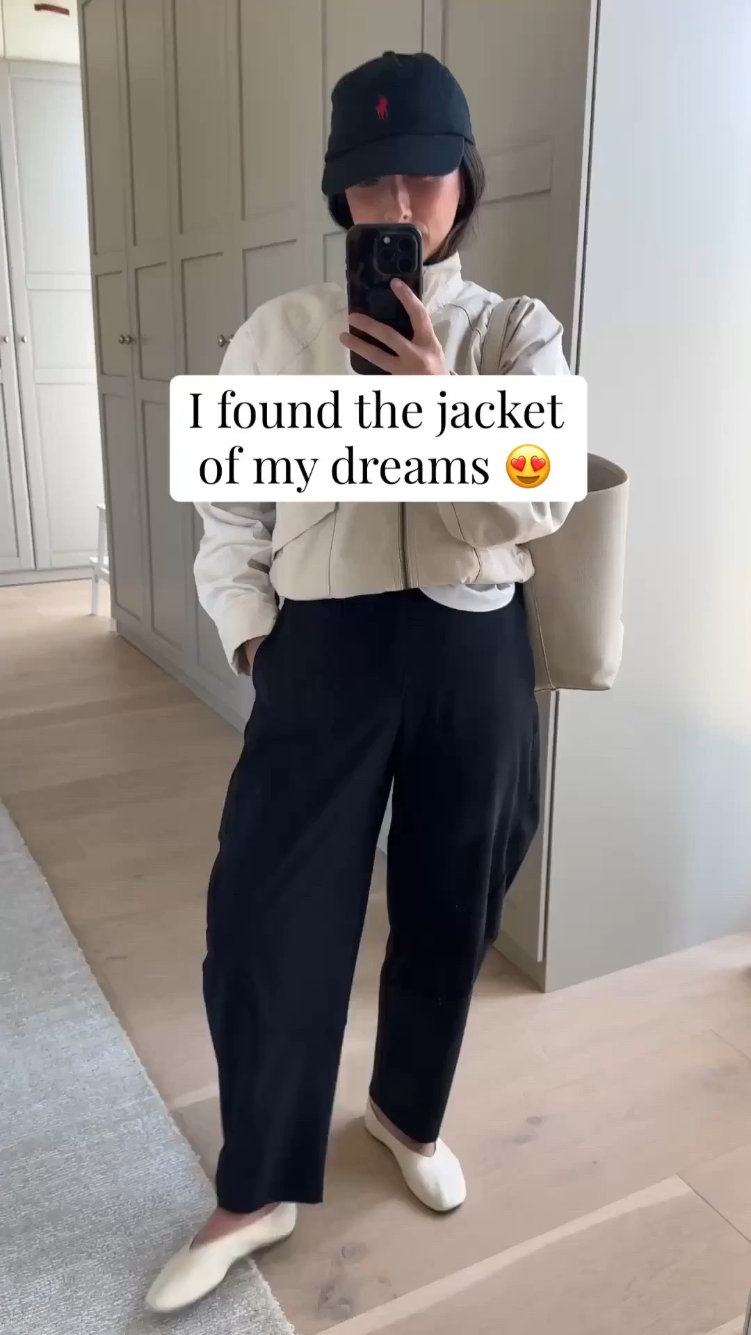 New favorite mom uniform unlocked!!! Obsessed with this jacket and these pants. Just so effortless and elevated. 

Joe’s jacket small. Could I’m also wear the xs
Jcrew tee medium
Ruti pants 4 petite
Reformation flats 5
Quince bag small 
Polo hat
Dorsey James necklace 15”
Electric picks earring

mom style, athleisure, summer outfits

#LTKmomlife #LTKootd #LTKPetite
